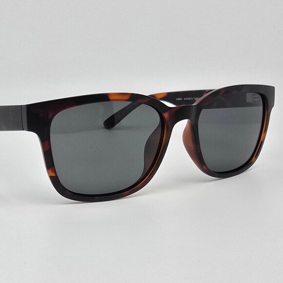 *SOLD* Cole Haan CH8003 215 Matte Tortoise Frame Polarized Green Lens Sunglasses - Picture 7 of 16